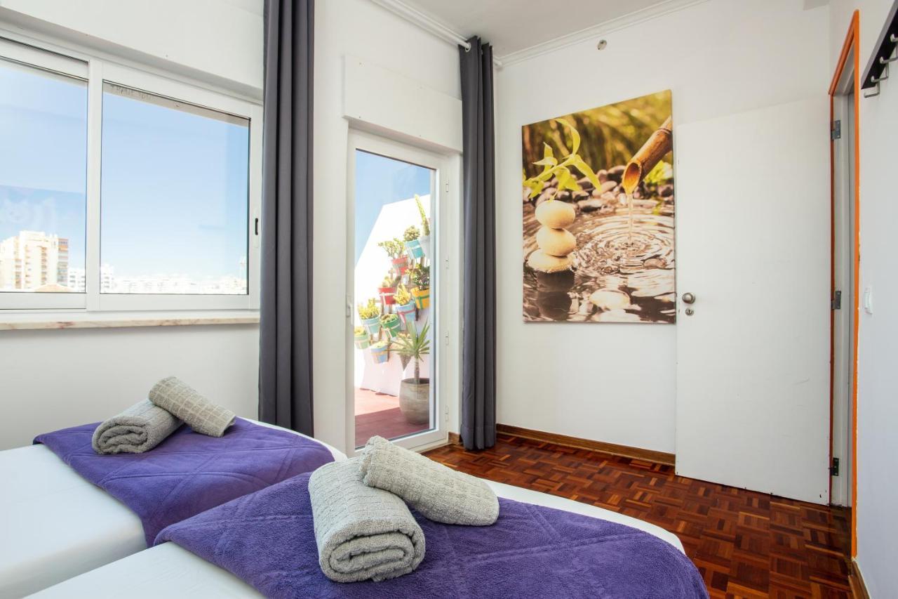 Dreamers Duplex With Seaview Faro Bagian luar foto