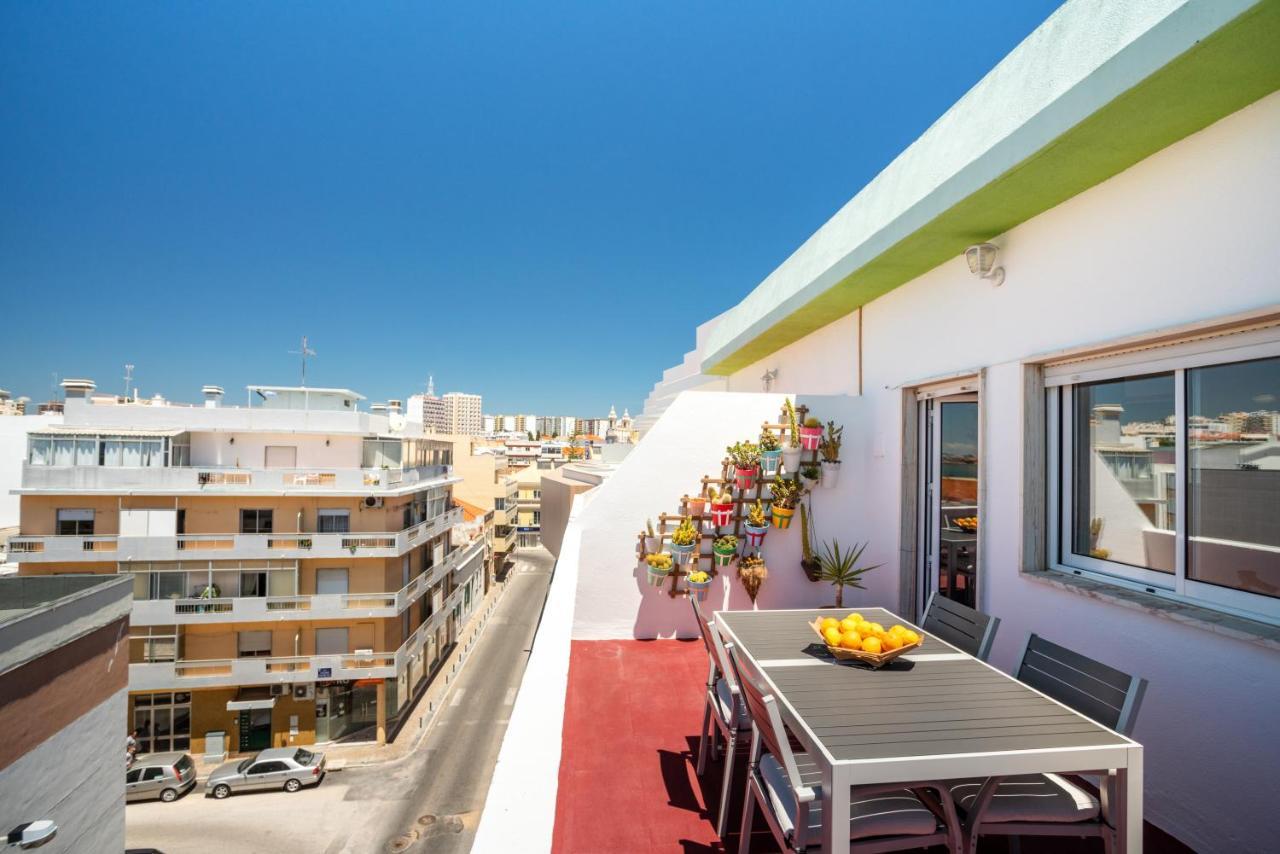Dreamers Duplex With Seaview Faro Bagian luar foto